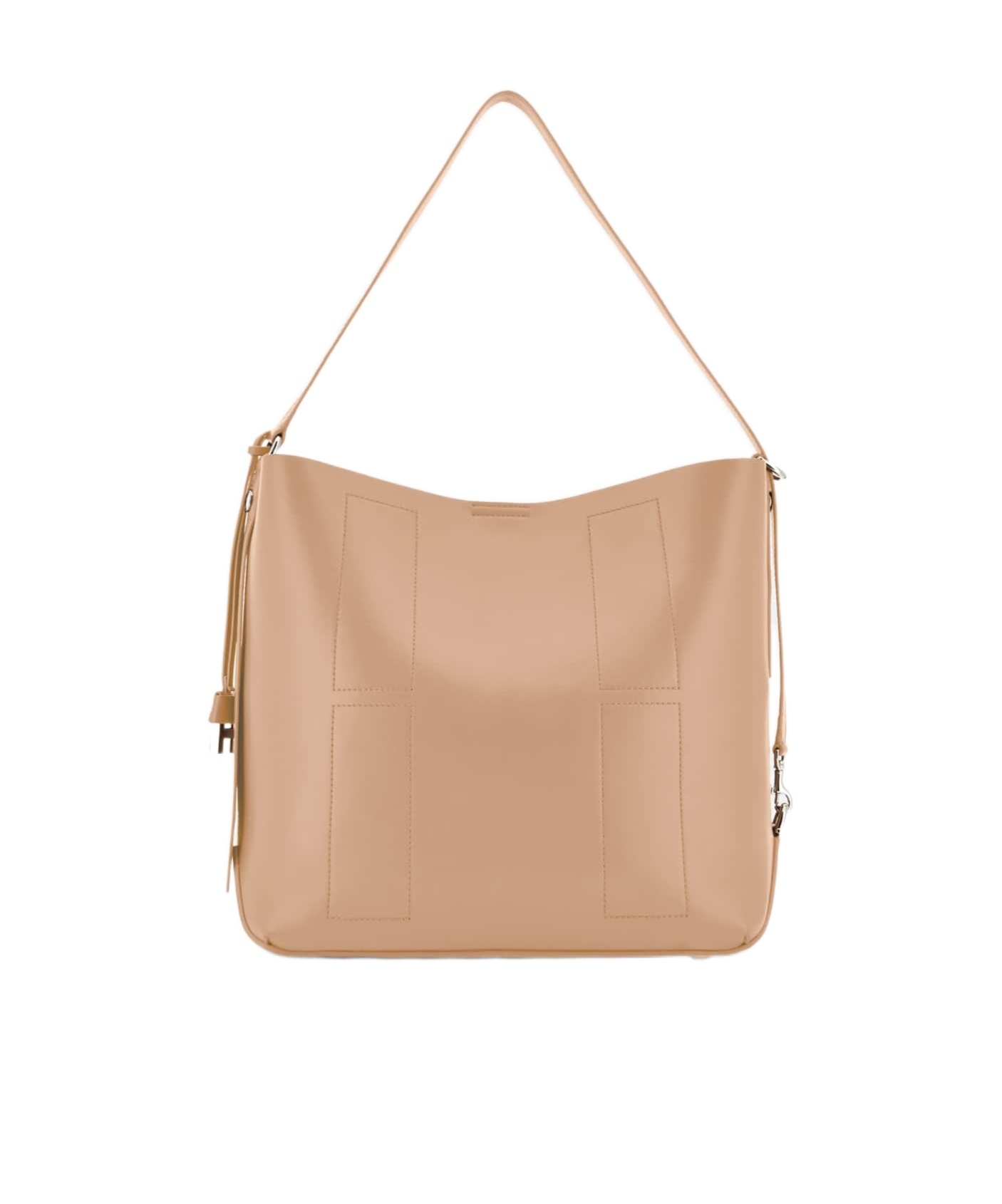 Shop Hogan Medium Hocket Hobo Bag In Nude