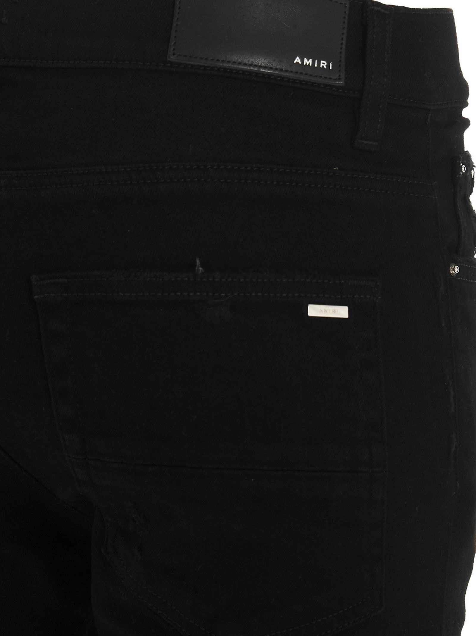 Amiri Logo-embroidered Carpenter Trousers In Grey