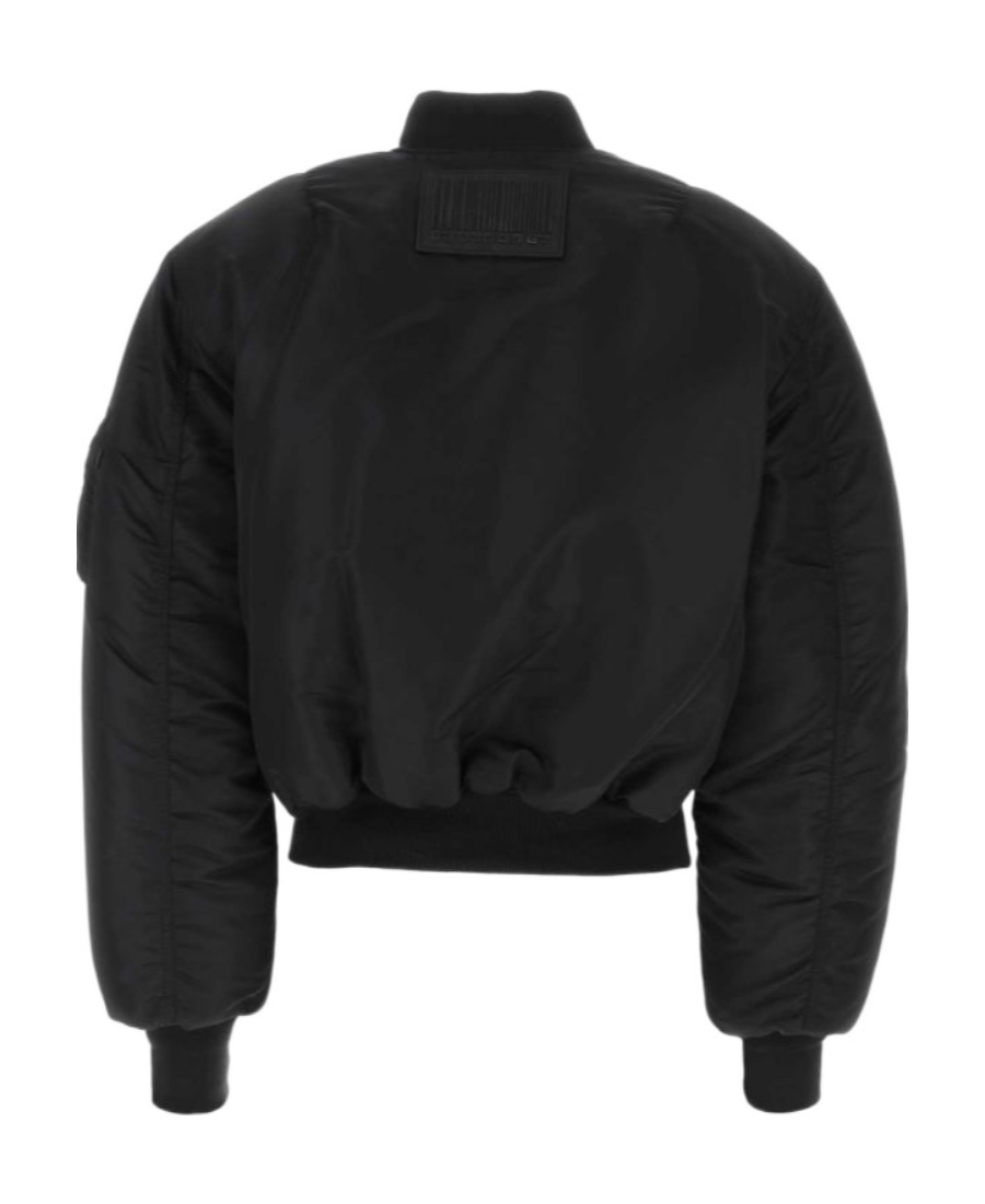 Vtmnts Long-sleeved Zipper Jacket In Black