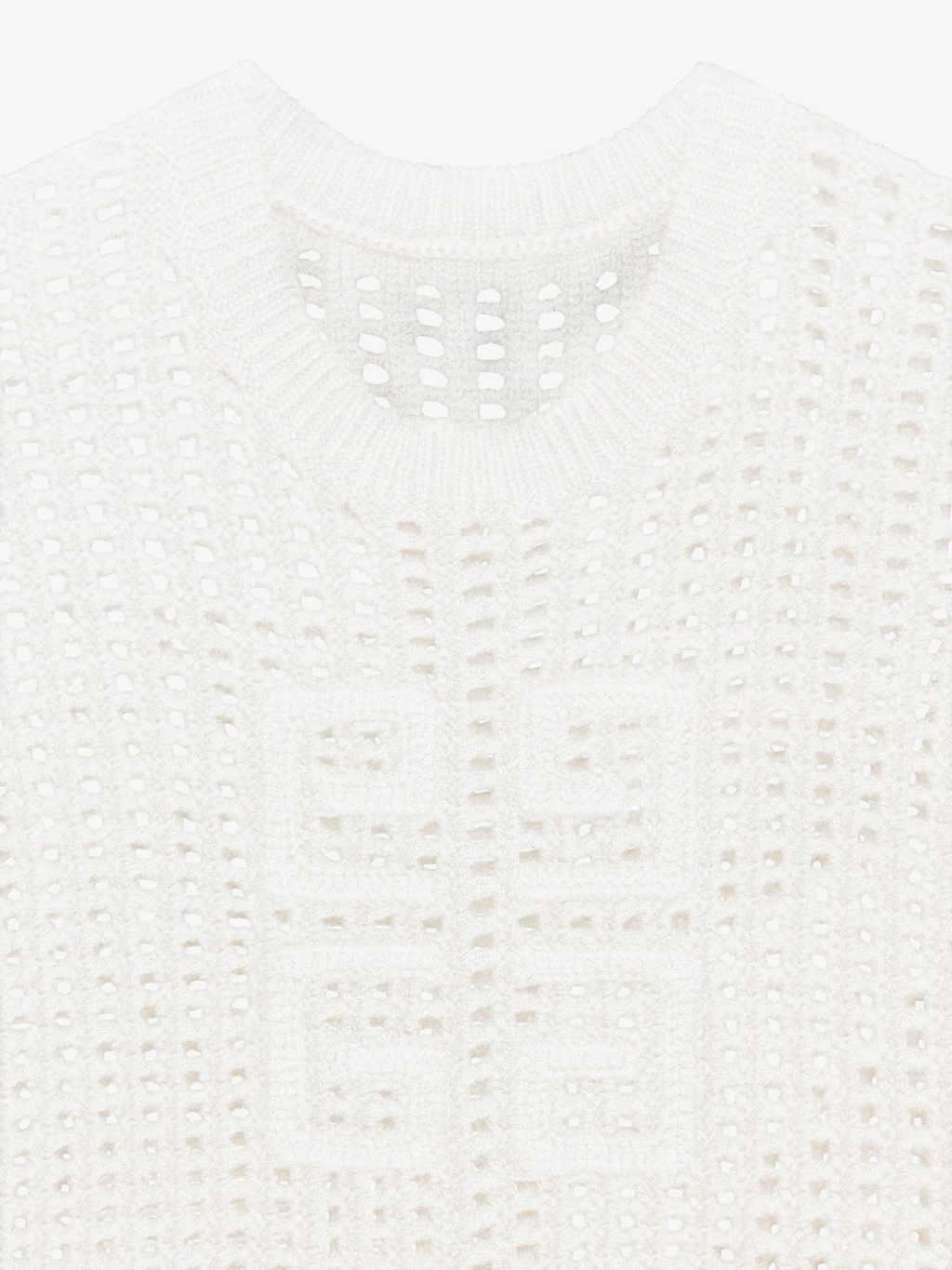 Givenchy 4g Sweater In Wool And Cashmere In White