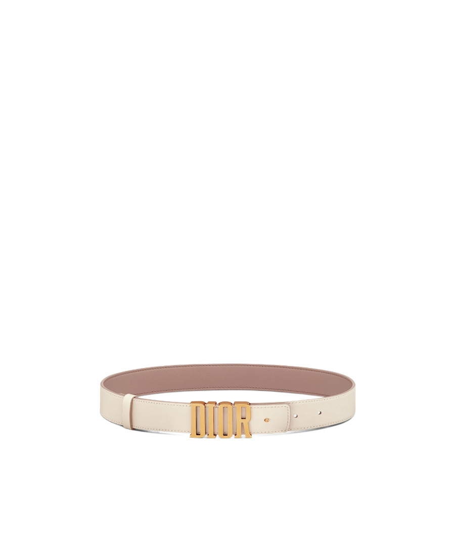 Dior D-fence Double Side Belt In Nude