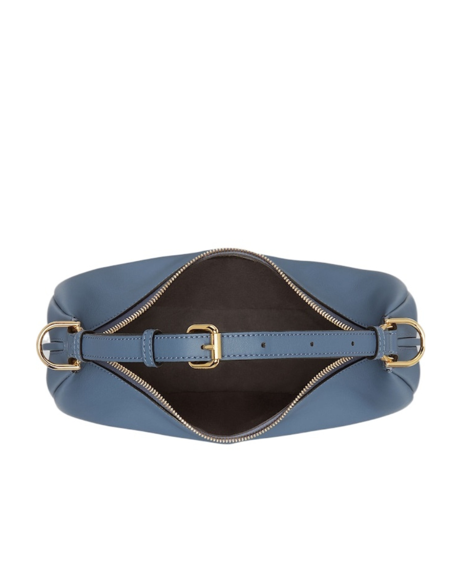 Fendi Mini Handbag With Distinctive Graphic Design In Blue