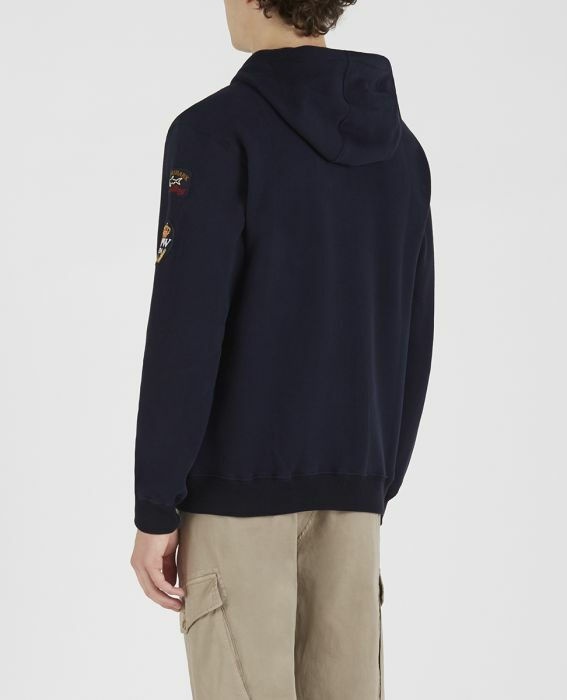 Paul & Shark Logo Hat Casual Jacket In Black