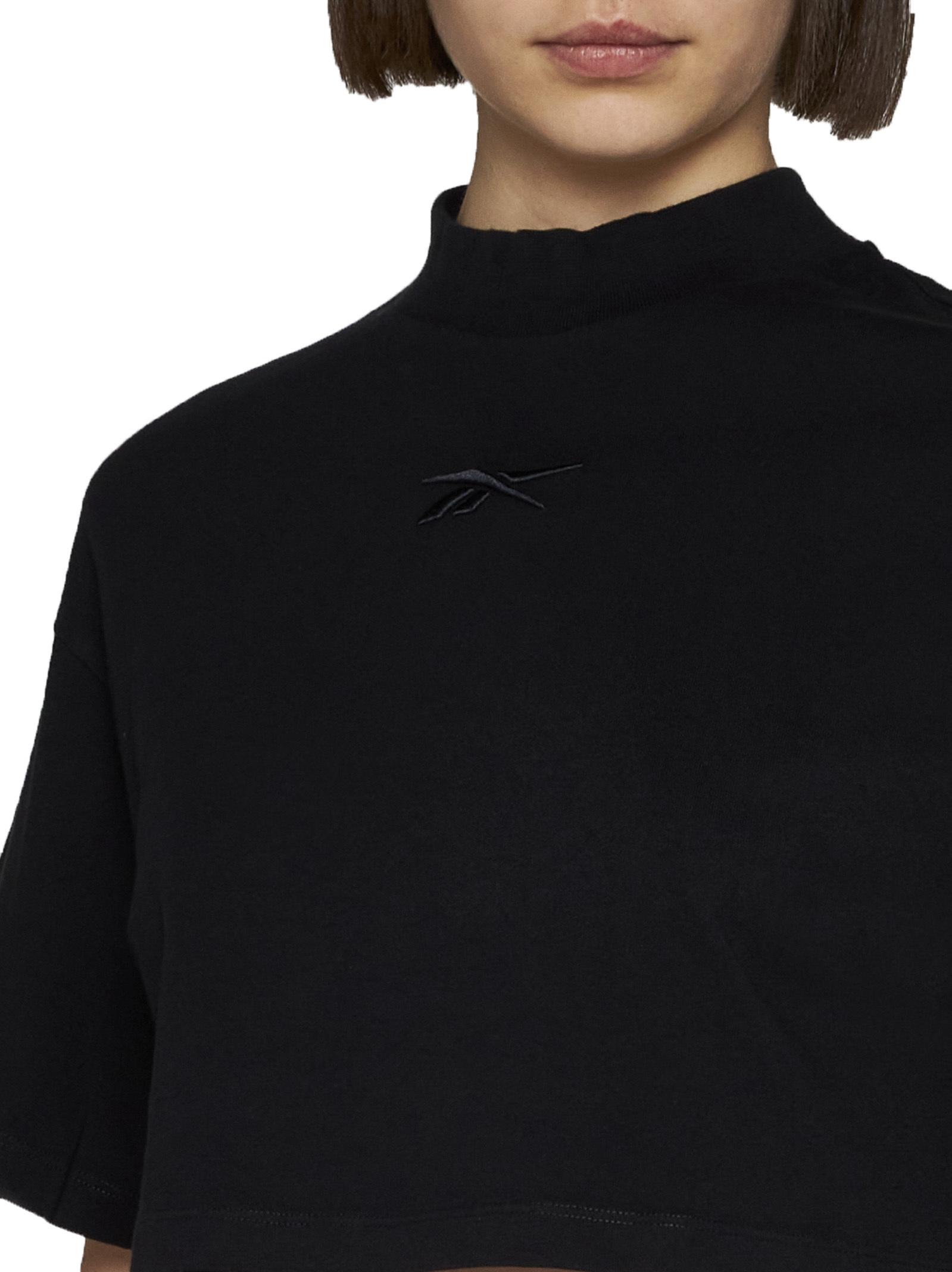 Reebok Short-sleeved T-shirt In Black