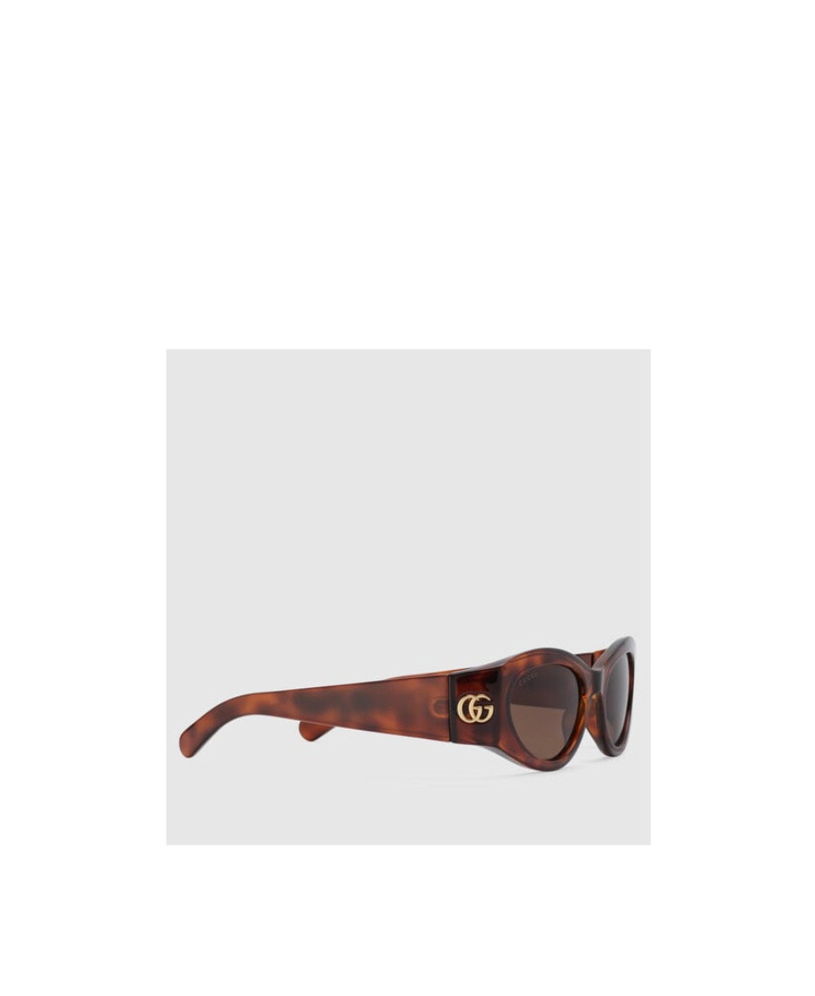 Gucci Tortoiseshell Cat-eye Sunglasses In Brown