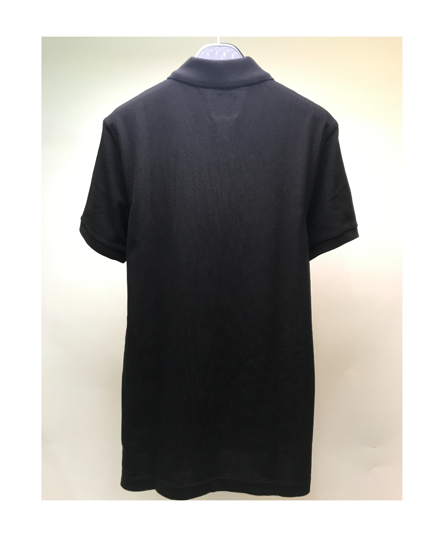 Armani Collezioni Logo Details Short-sleeved Polo Shirt In Black
