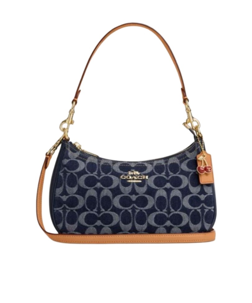COACH TERI'S ICONIC DENIM SHOULDER BAG