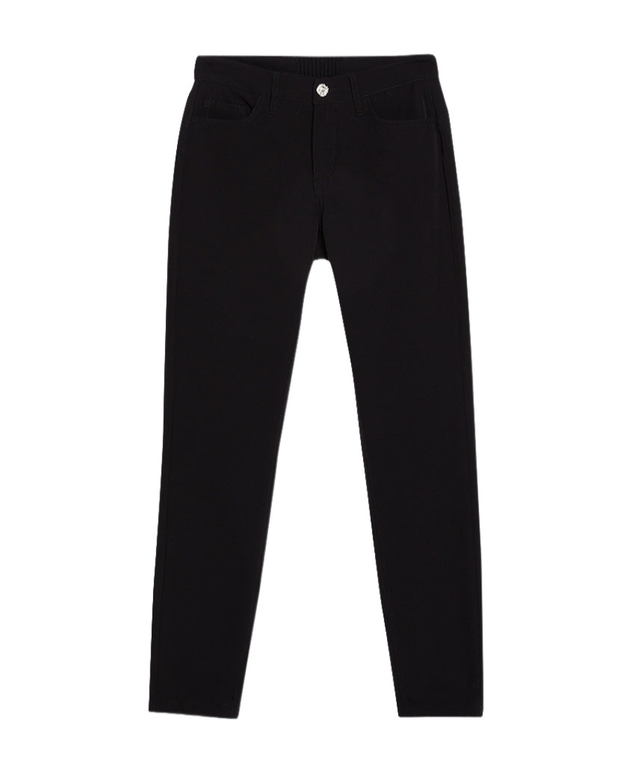 Shop Liu •jo Straight Jeans In Black