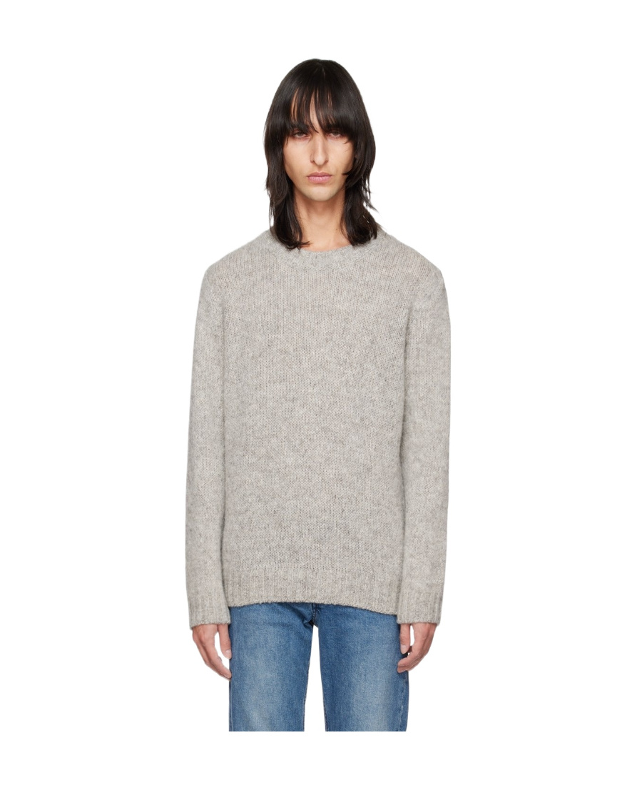 Apc Jim Long-sleeved Sweater In Gray