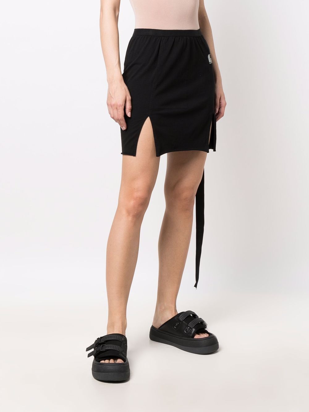 Rick Owens Drkshdw Drkshdw By Rick Owens Women's Black Cotton Skirt In Black