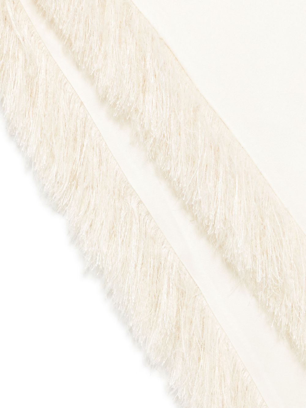 Shop Totême Fringed Scarf In White