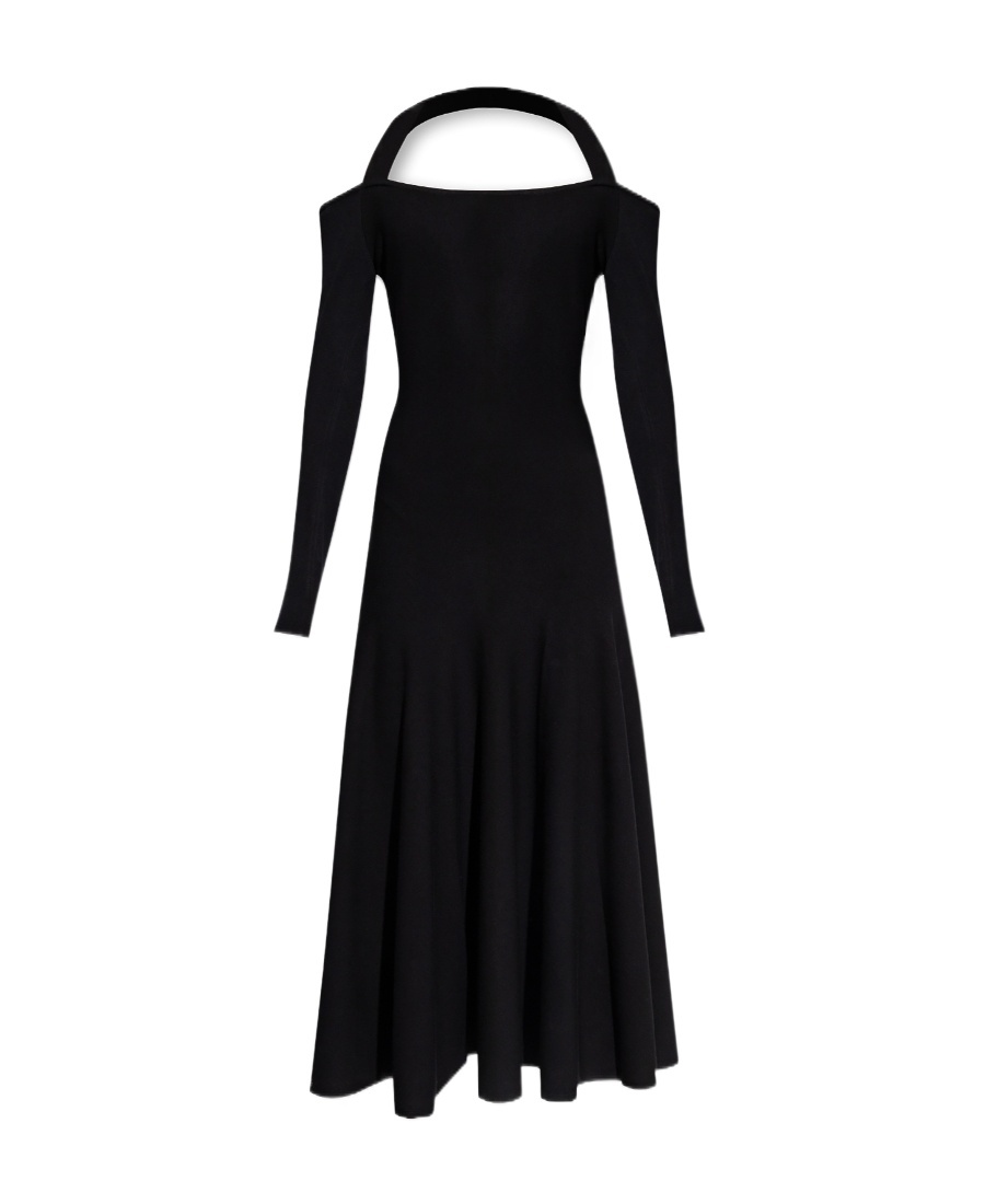 Alaïa A Shoulder-length Dress In Black
