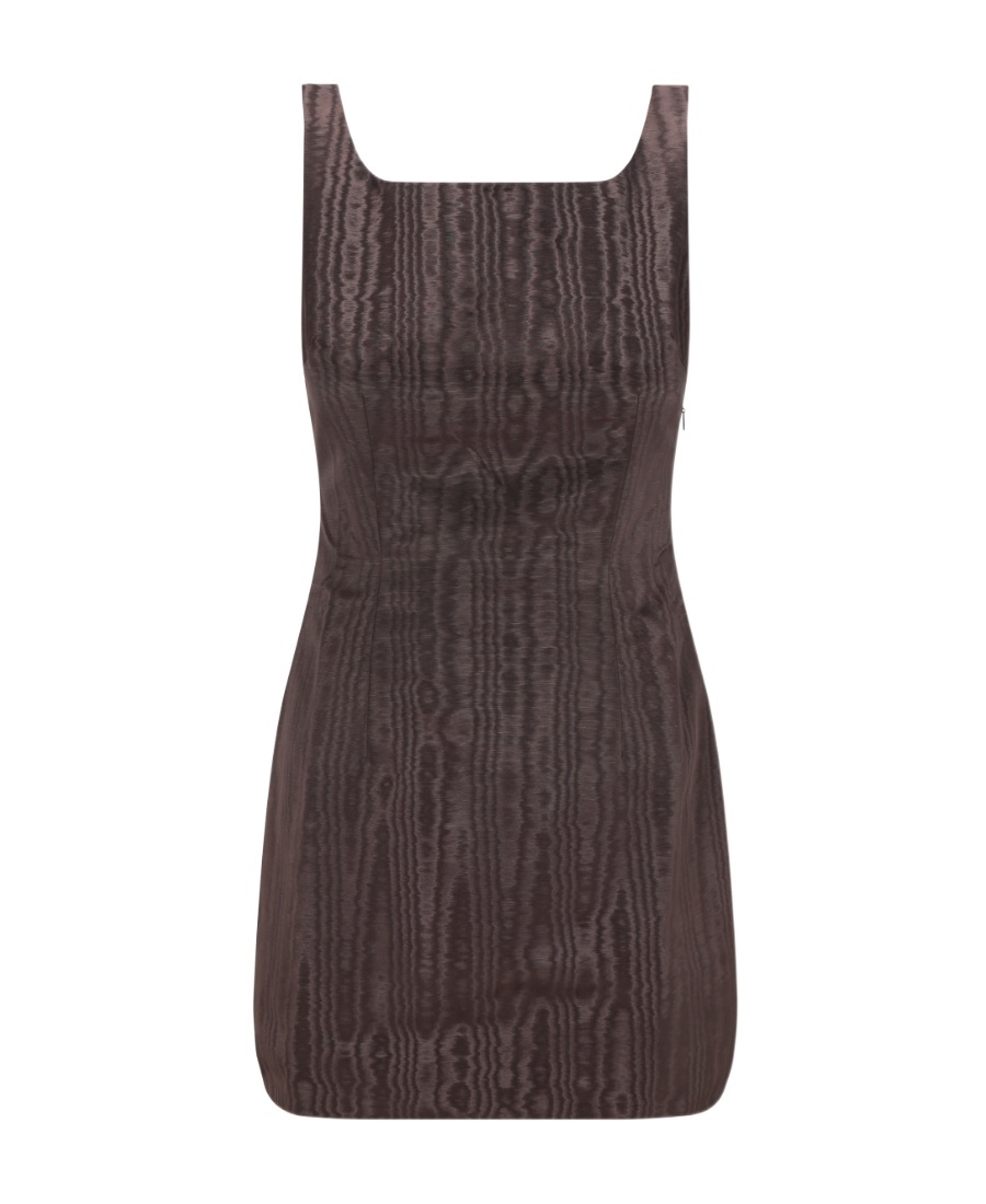 Marine Serre Mini Dress In Black