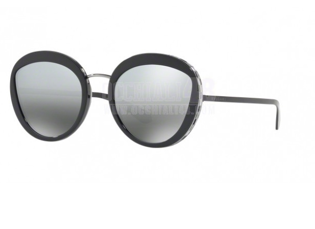 Bvlgari Round Sunglasses In Gray