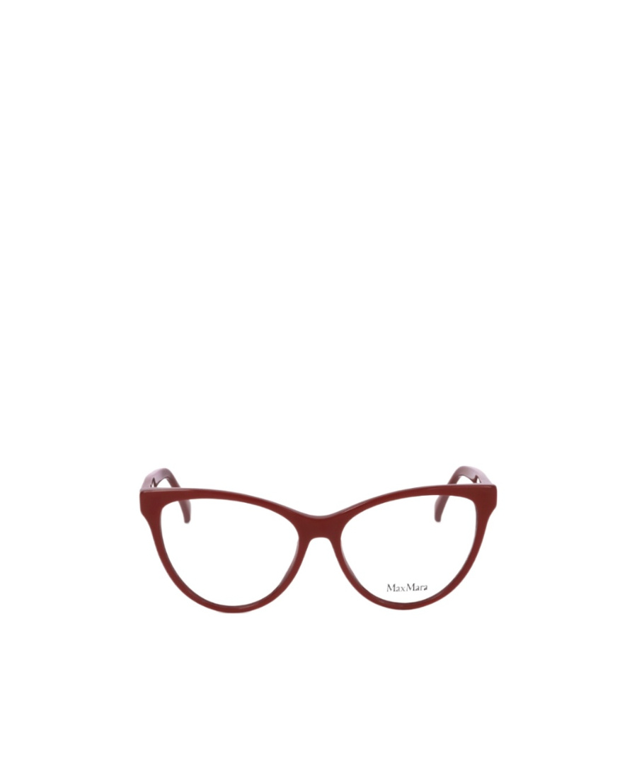 Max Mara Logo Flat Mirror In Red