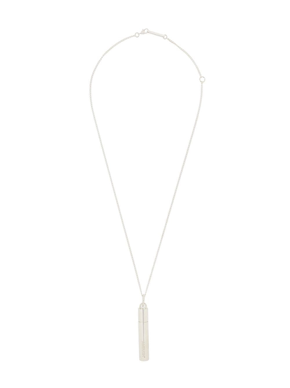 Ambush Pill Case Necklace In White