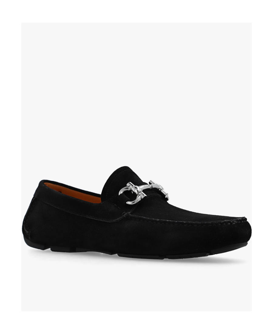 Ferragamo Man Loafers Navy Size 7.5 Calfskin In Blue