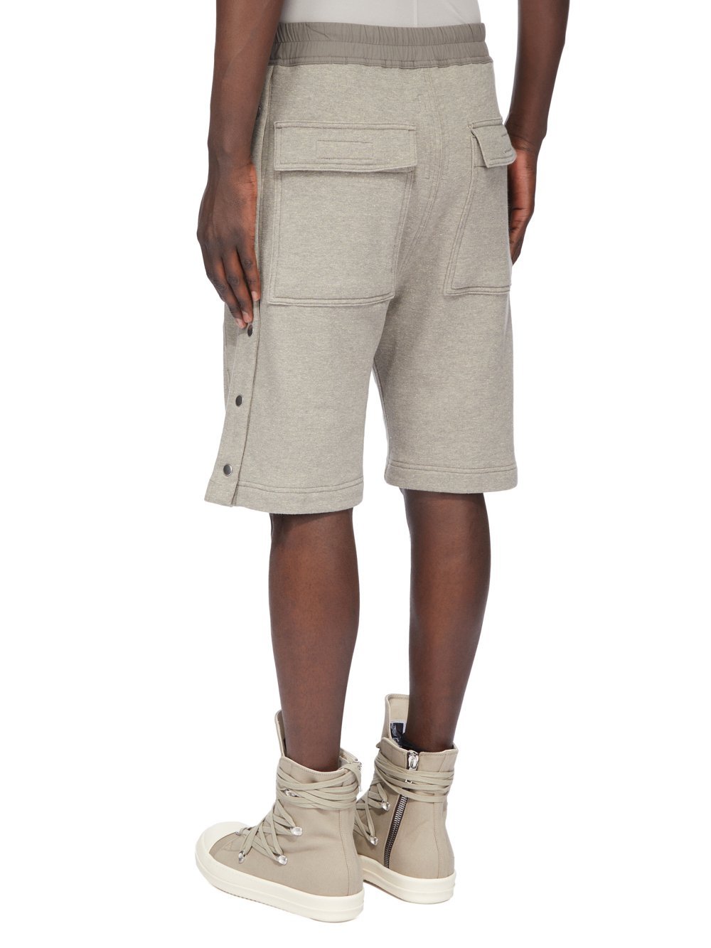 Rick Owens Drkshdw Drawstring Shorts In Gray