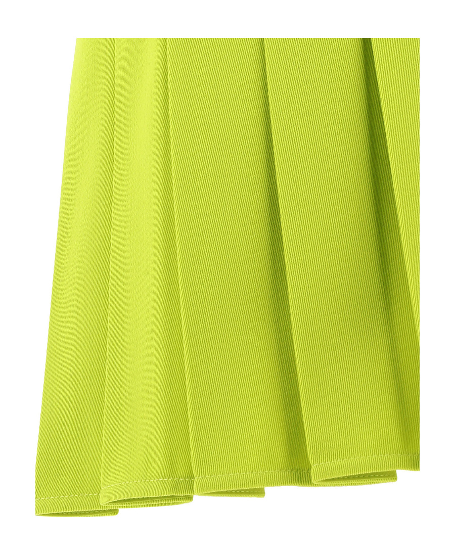 Bottega Veneta Pleated Wool-gabardine Mini Wrap Skirt In Green