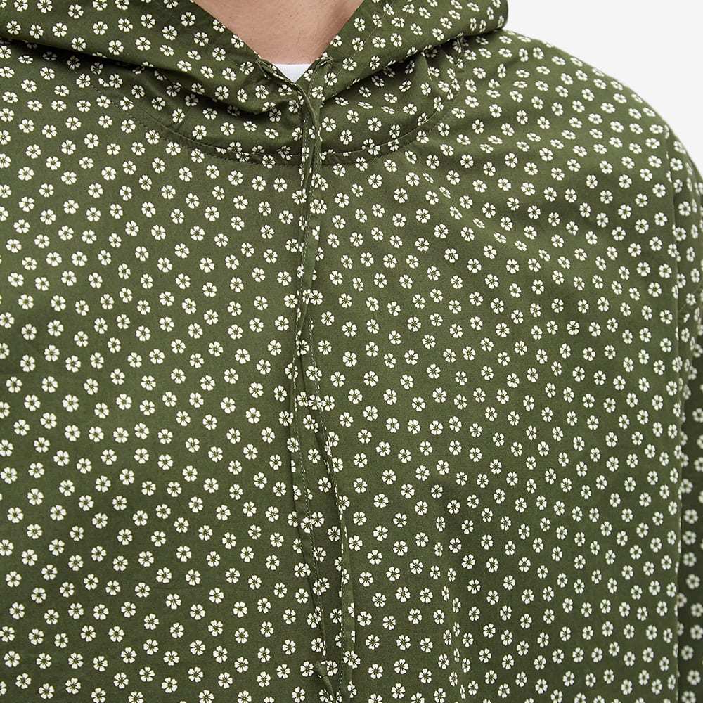 Kenzo Ditsy-print Light Hoodie In Green