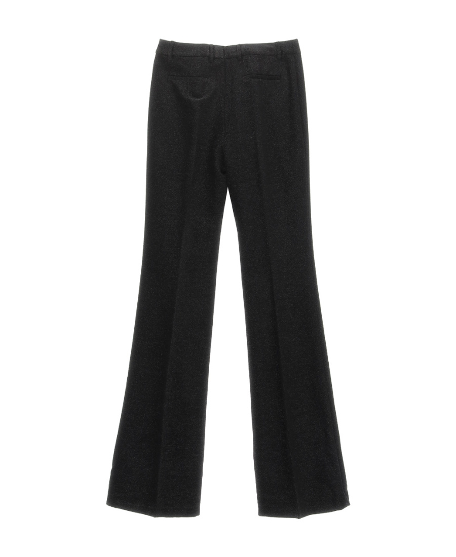Etro Glittered Flared Tailored Trousers In Black