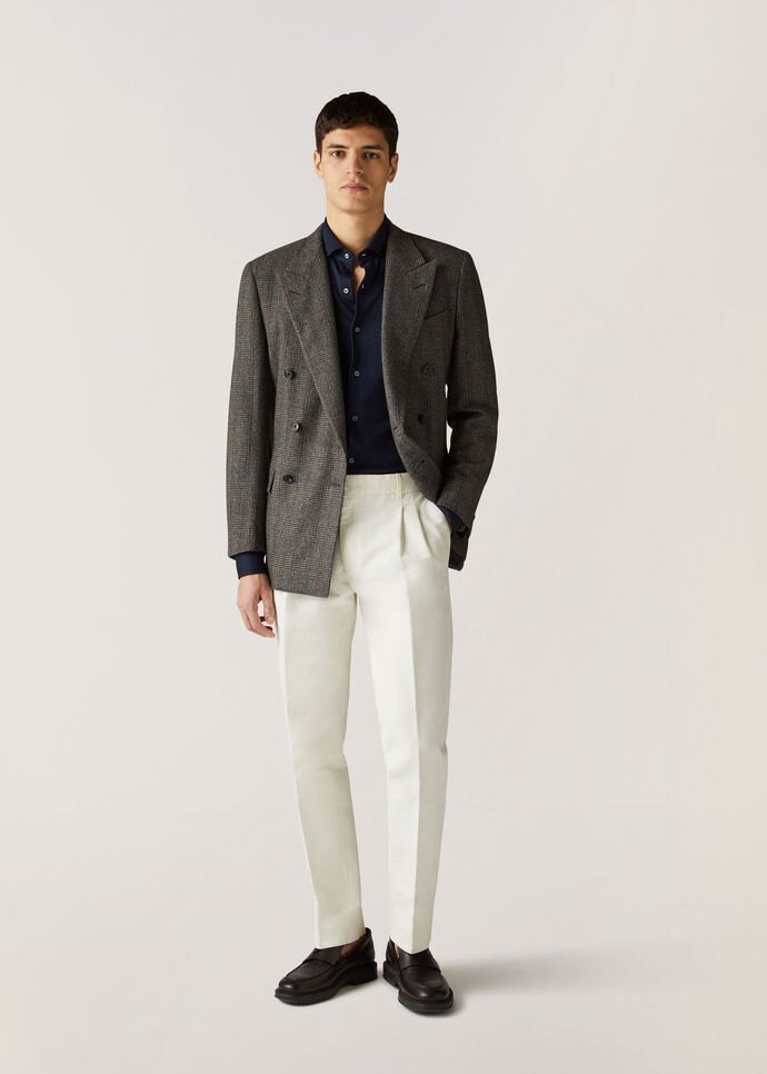 Loro Piana Logo Long-sleeved Shirt In Black