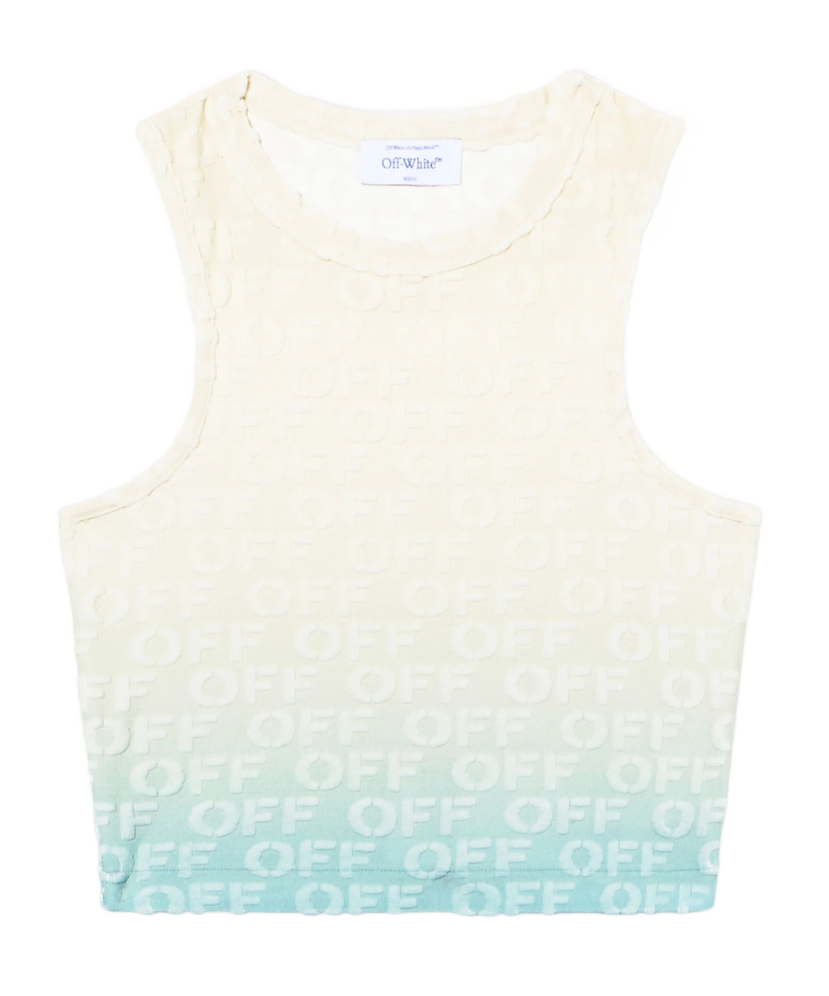 Off-white Crew Neck Vest In Neutral
