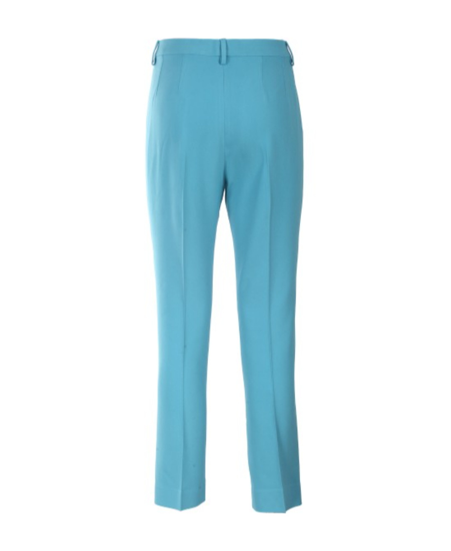 Etro Trousers Featuring Pleats And Ankle Length In Blue