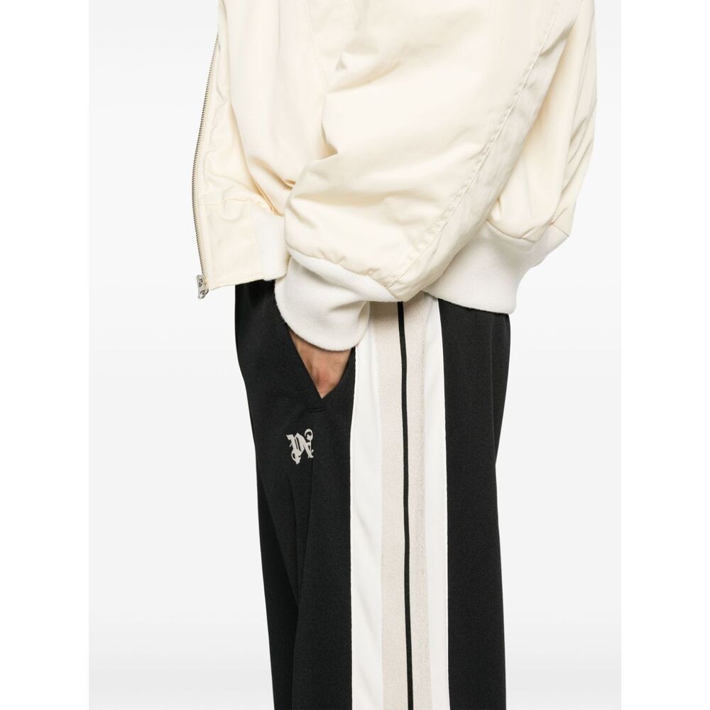 Palm Angels Elastic Waist Sweatpants In Black