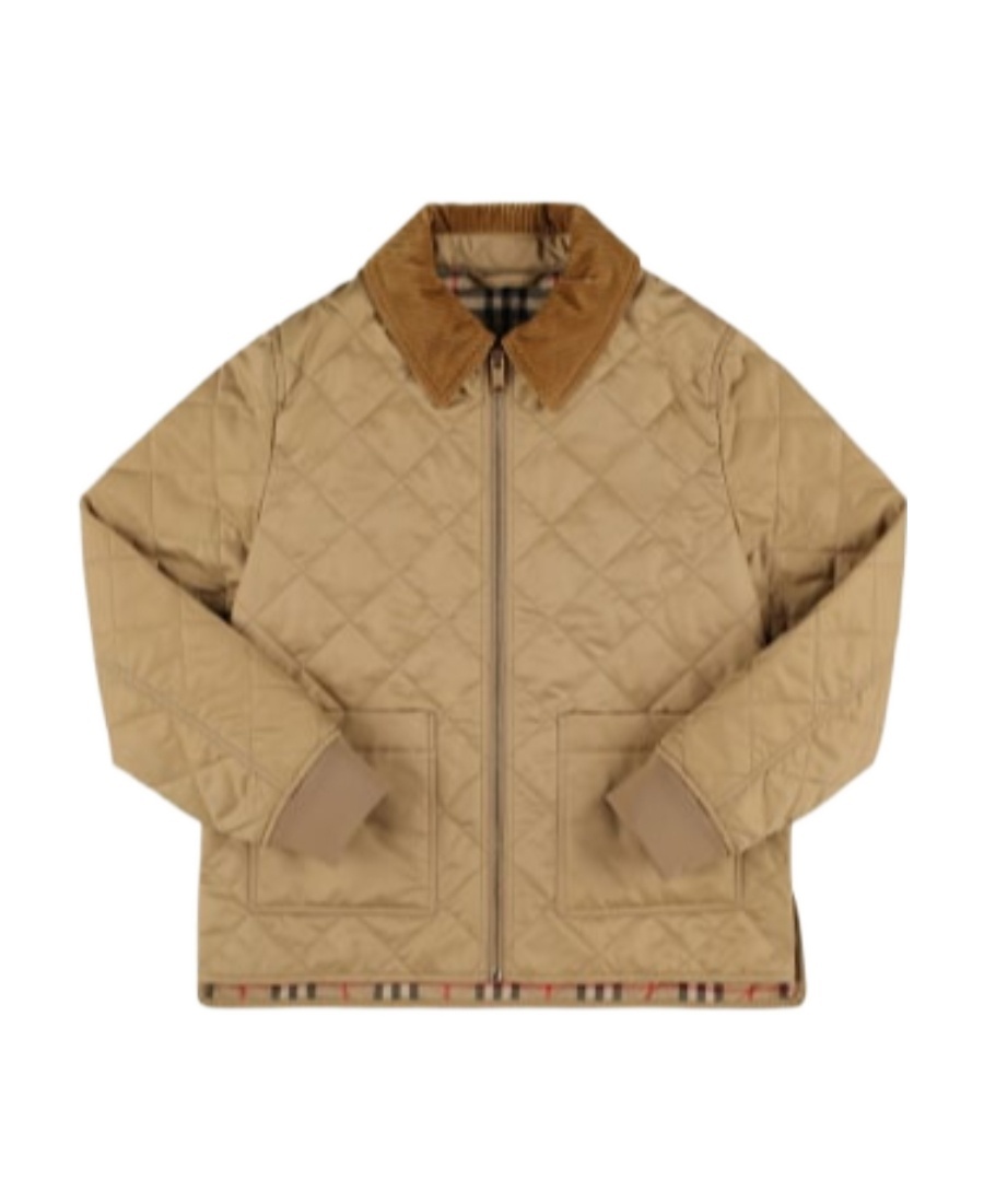 Burberry Quilted Zipper Casual Jacket