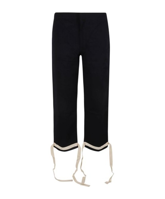 Jil Sander Denim Classic Trousers In Black