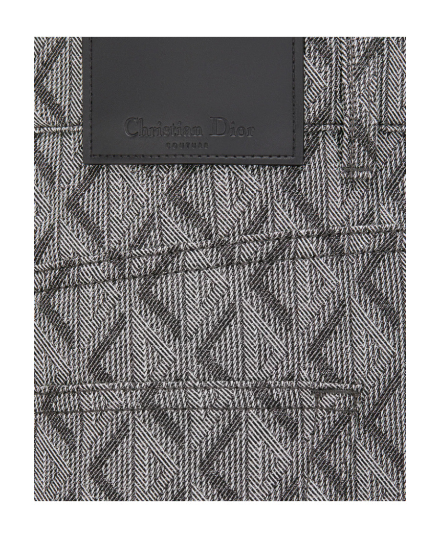 Dior Cd Diamond Jeans In Gray