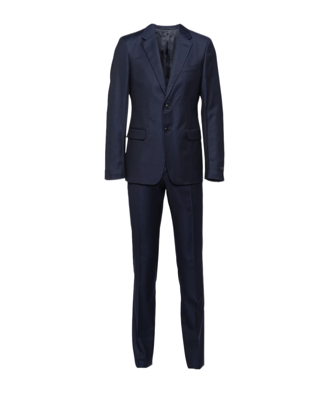 Prada Tailored Two-piece Button-front Suit In Blue