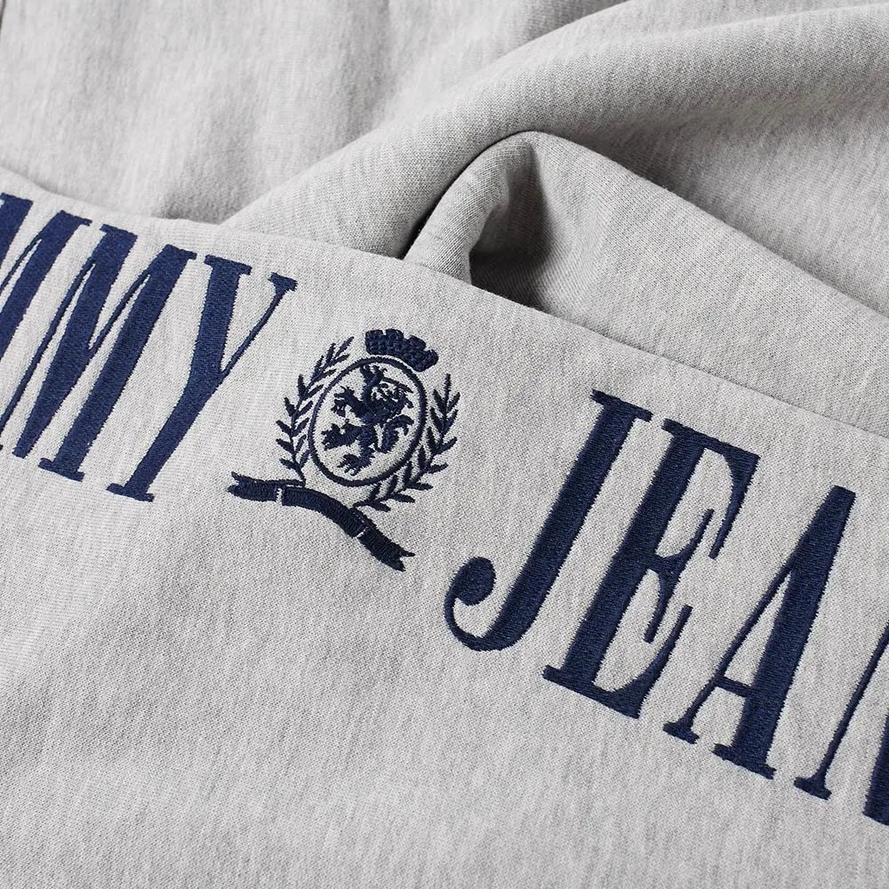 Tommy Hilfiger Logo Printed Sweatpants In Gray