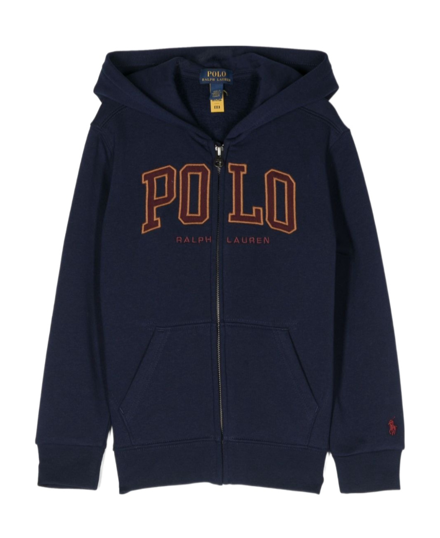Polo Ralph Lauren Logo-embroidered Cotton Hoodie In Black