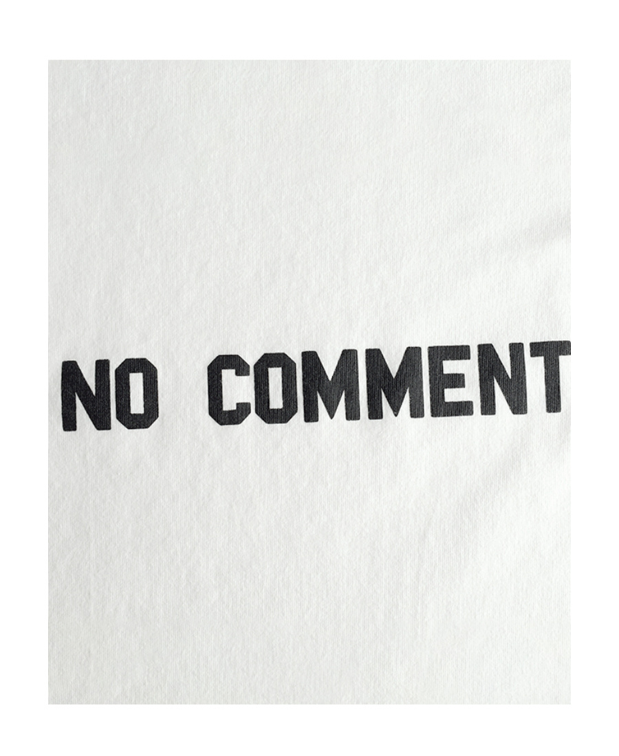 Balenciaga No Comment Oversized T-shirt In White
