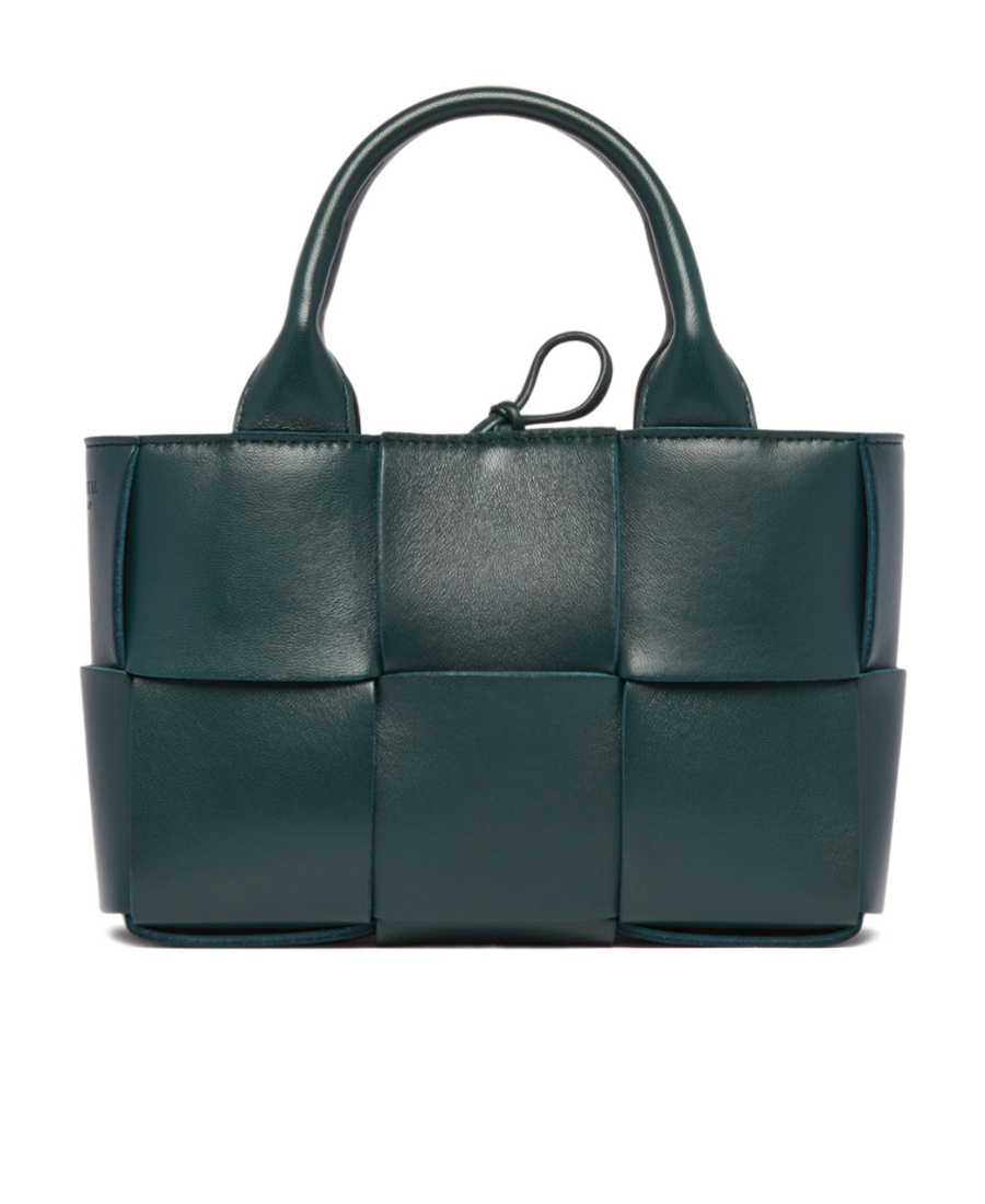 Bottega Veneta Micro Arco Dual-handle Shoulder Bag In Green
