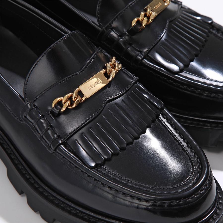 Celine Round-headed Love Shoes In Black