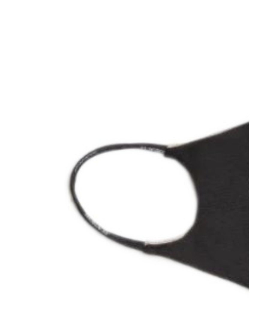 Off-white Swimm Logo-print Face Mask In Black