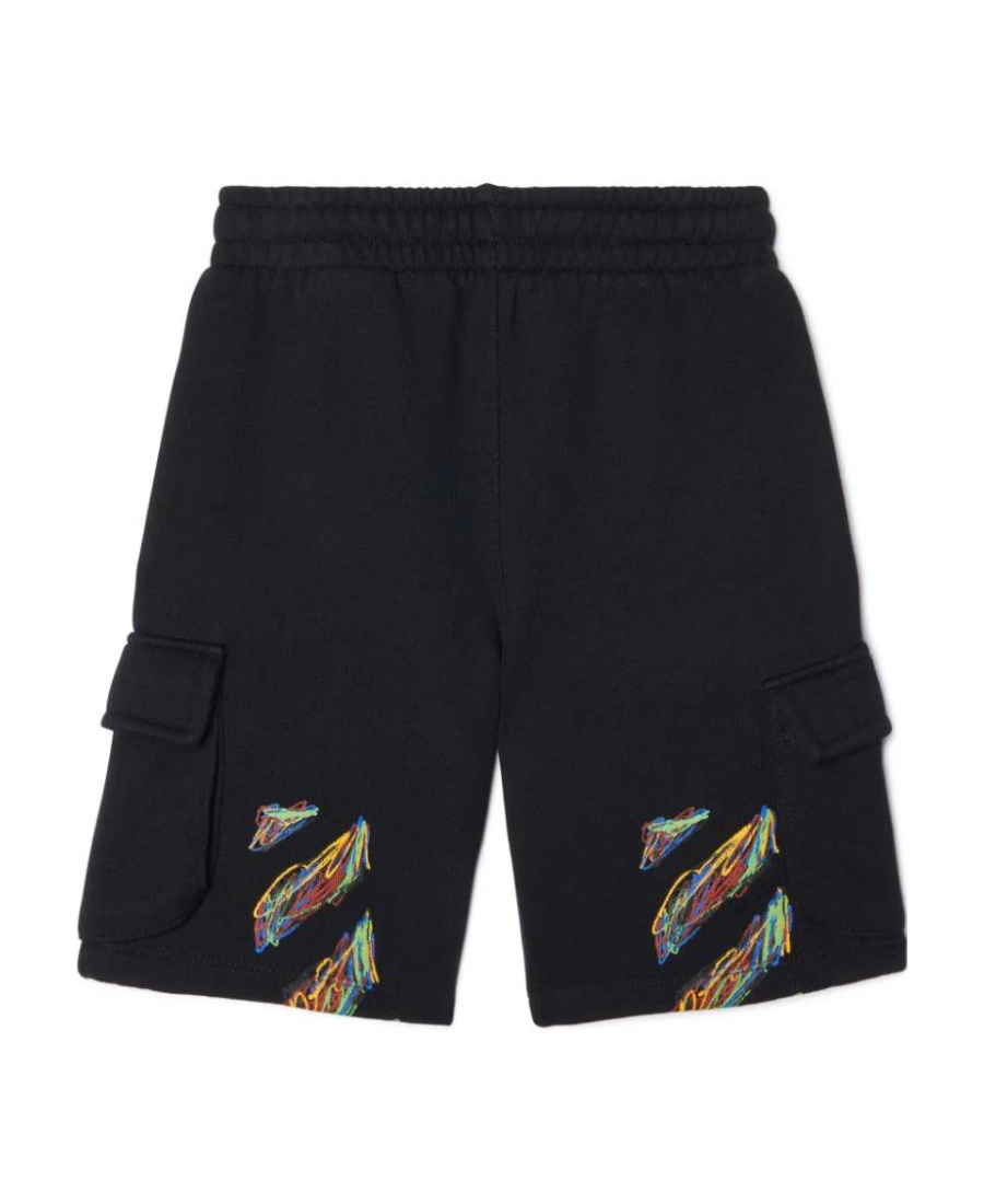 Off-white Logo Sketch Track Shorts