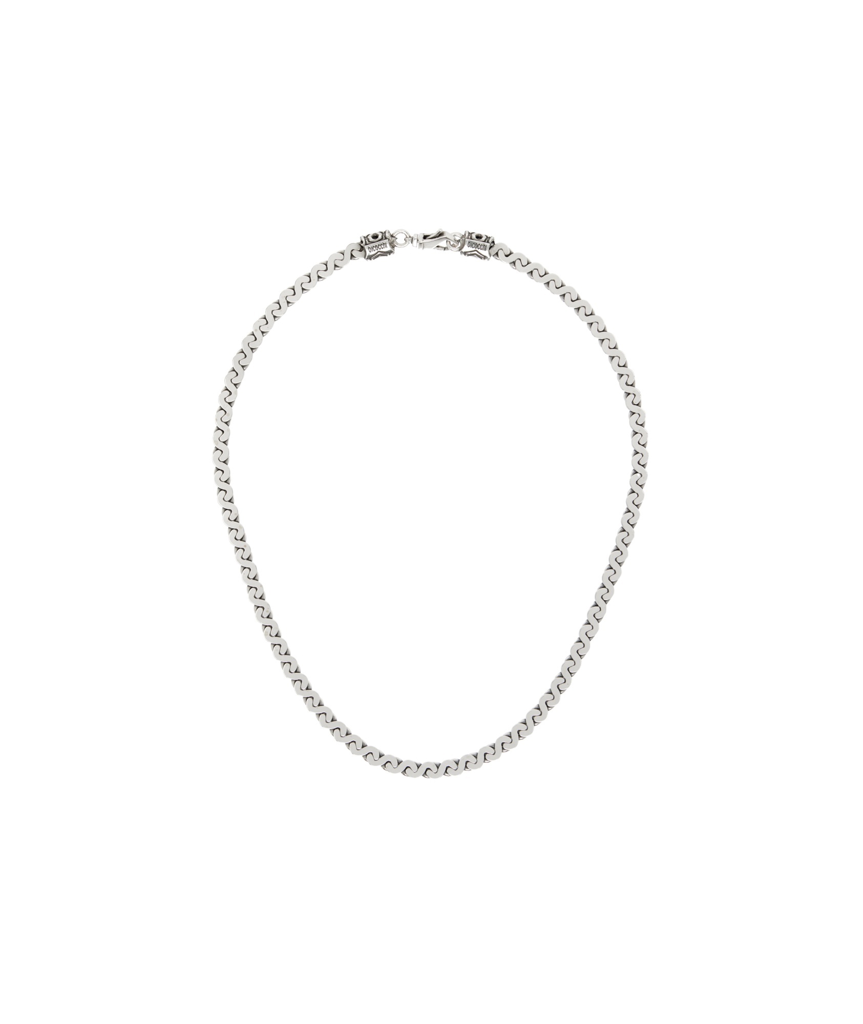Emanuele Bicocchi Infinity Loop Necklace In White