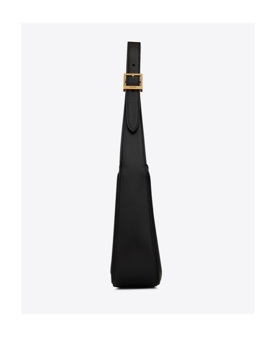 Saint Laurent Le 5 A 7 Ysl Shoulder Bag In Patent Leather In Black