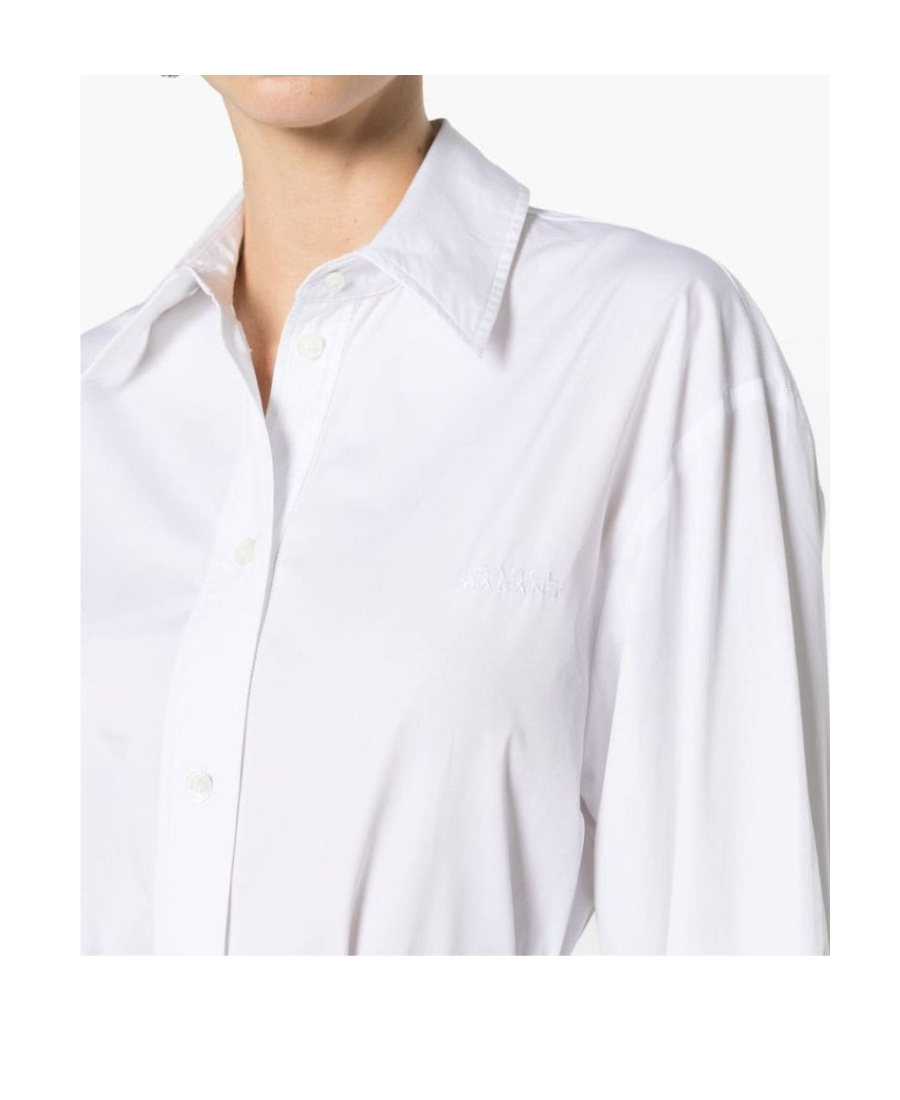 Isabel Marant Cylvany Cotton Shirt In White