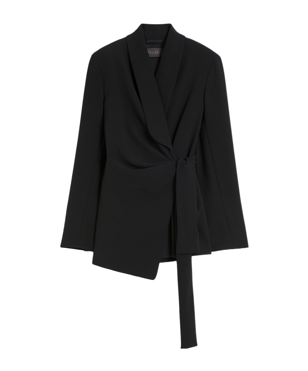 Max Mara Comma Piano Jacket In Black
