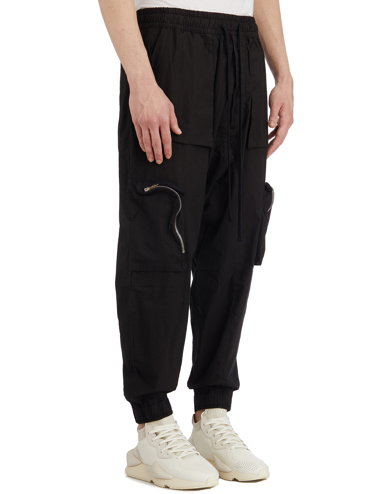 Thom Krom Pantaloni Jogger In Cotone In White