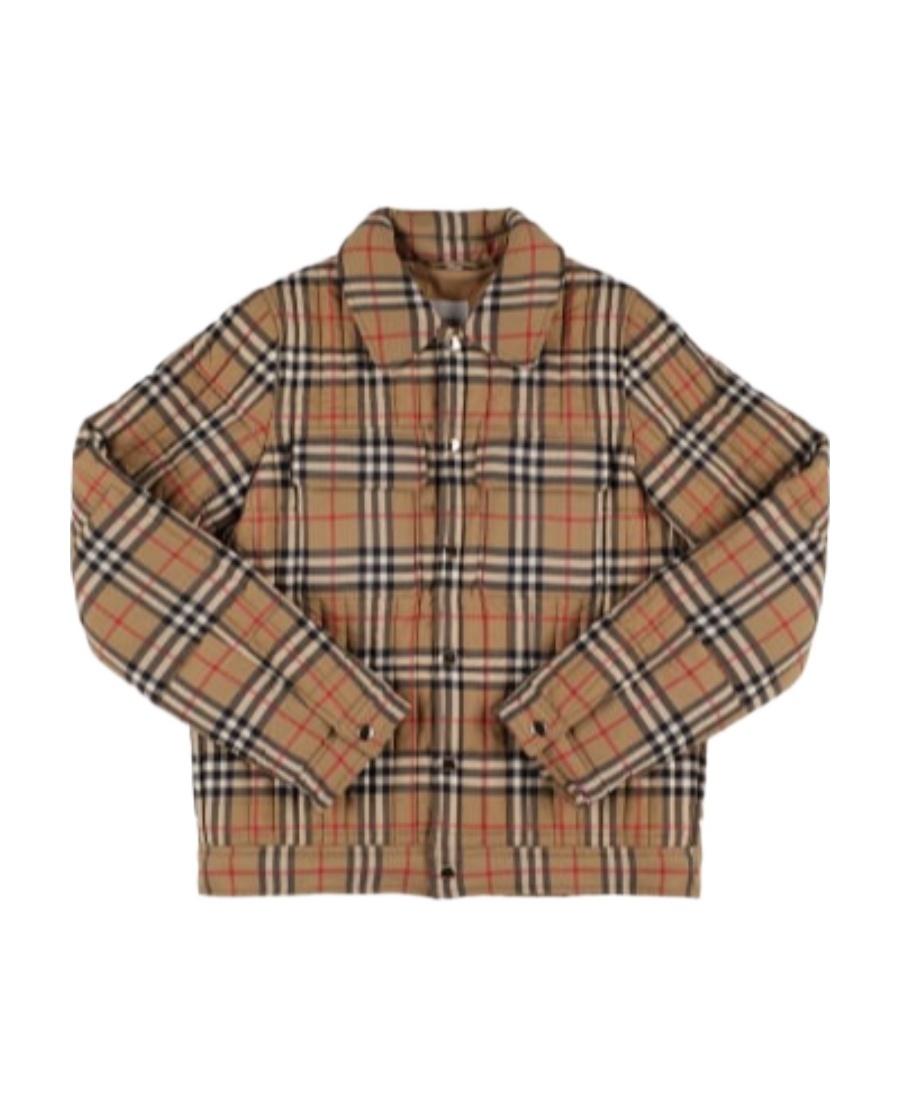 Burberry Checkered Casual Jacket