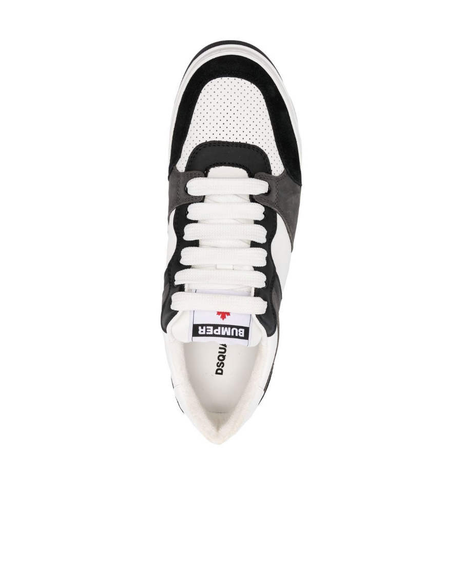 Dsquared2 Bumper Low Top Sneakers In White