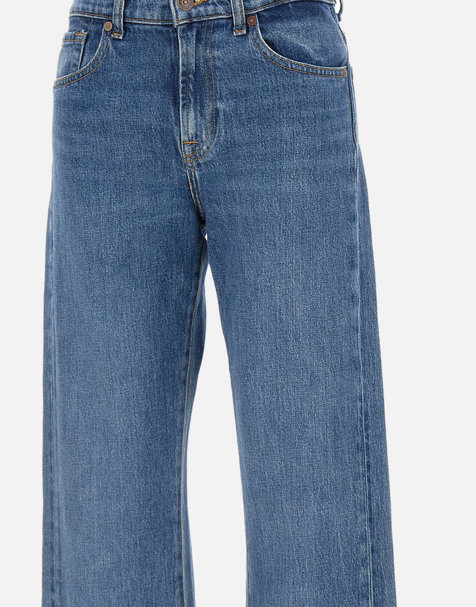 7 For All Mankind Straight-leg Jeans In Blue