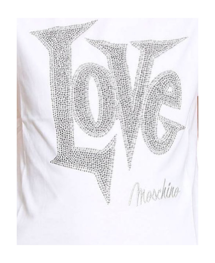 MOSCHINO ROUND-NECKED LOGO T-SHIRT