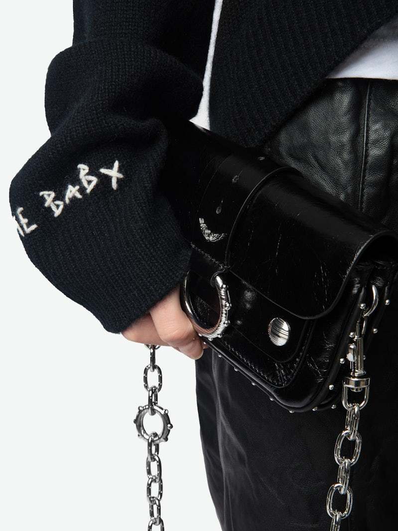 Zadig & Voltaire Kate Clutch Bag In Black